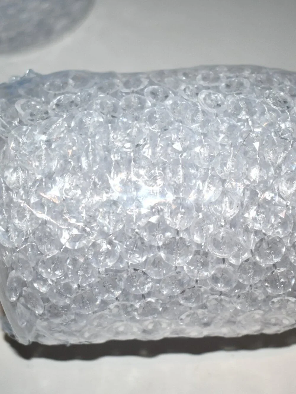 XINHUIDALSQ Crystal Garland Set of 2- 99 FT @ Clear Acrylic Diamond Bead Strand
